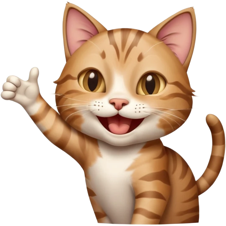 cat pointing and laughing at you emoji