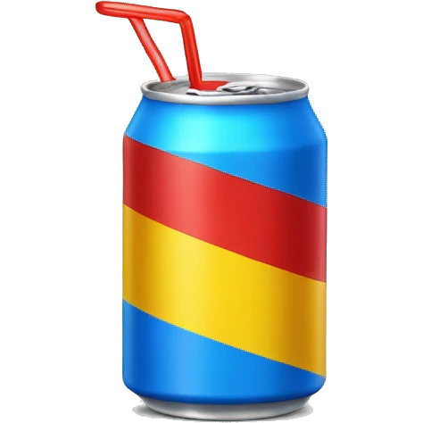 blue red yellow surfside drink can emoji