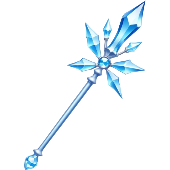 snow queen wand emoji