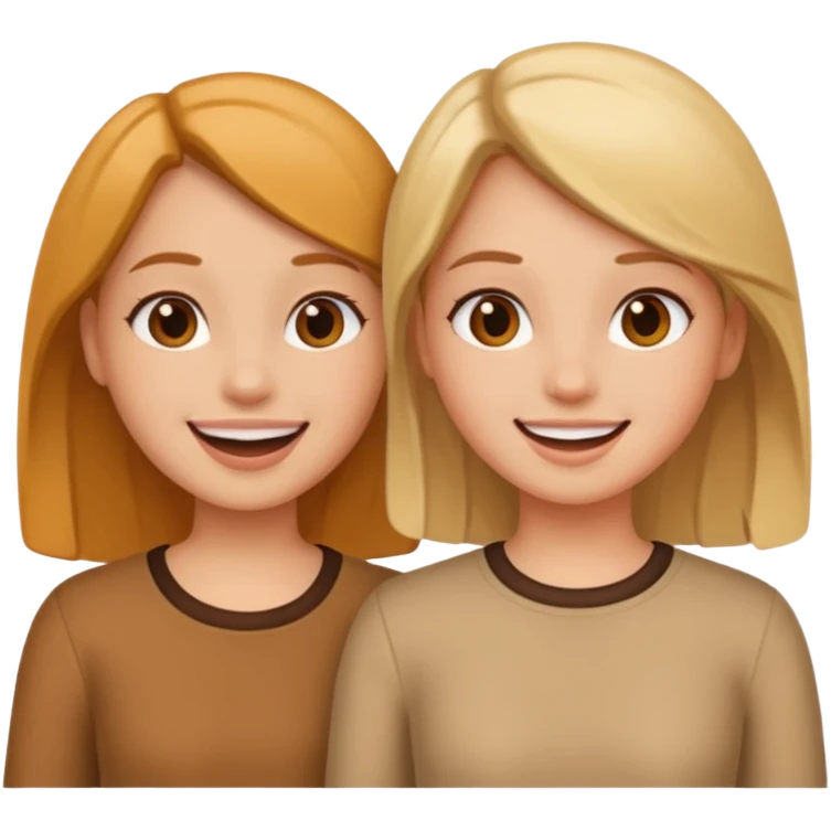 Talking two girl emoji