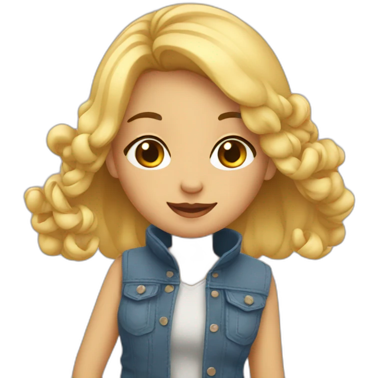 inlove girl emoji