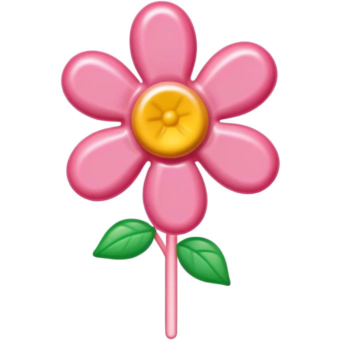 pink spam gummy candy flower emoji