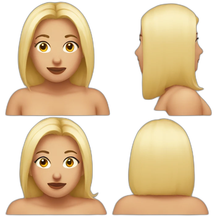 Rubia gorda emoji