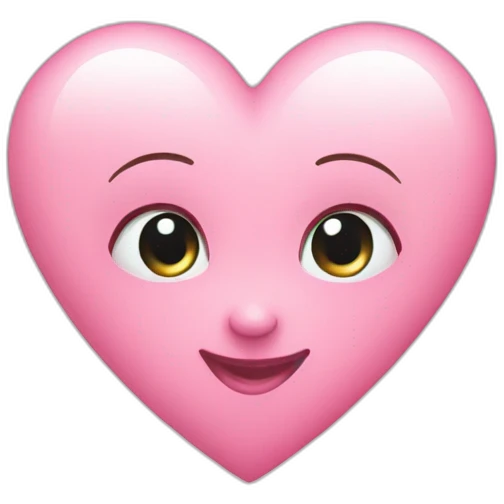 baby pink heart emoji