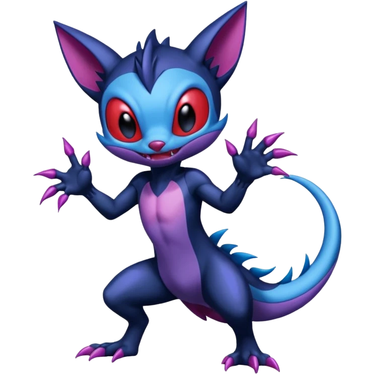 Venom-Stitch-Sneasel-fusion, full body emoji