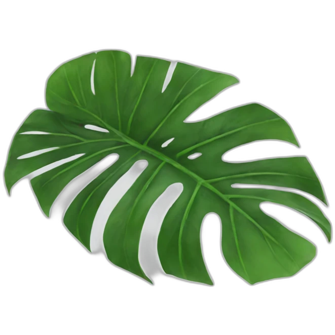 monstera leaf emoji