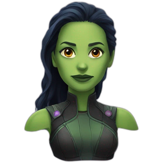 gamora head emoji