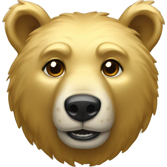Golden bear emoji