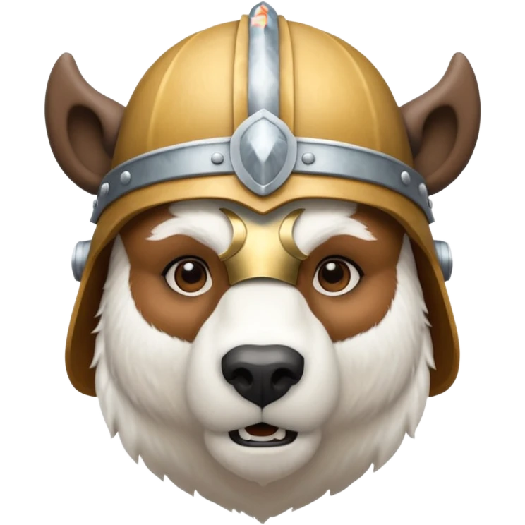 Polar Bear viking emoji