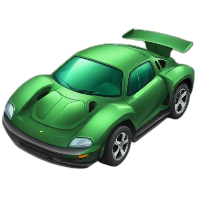 turtle in supercar emoji