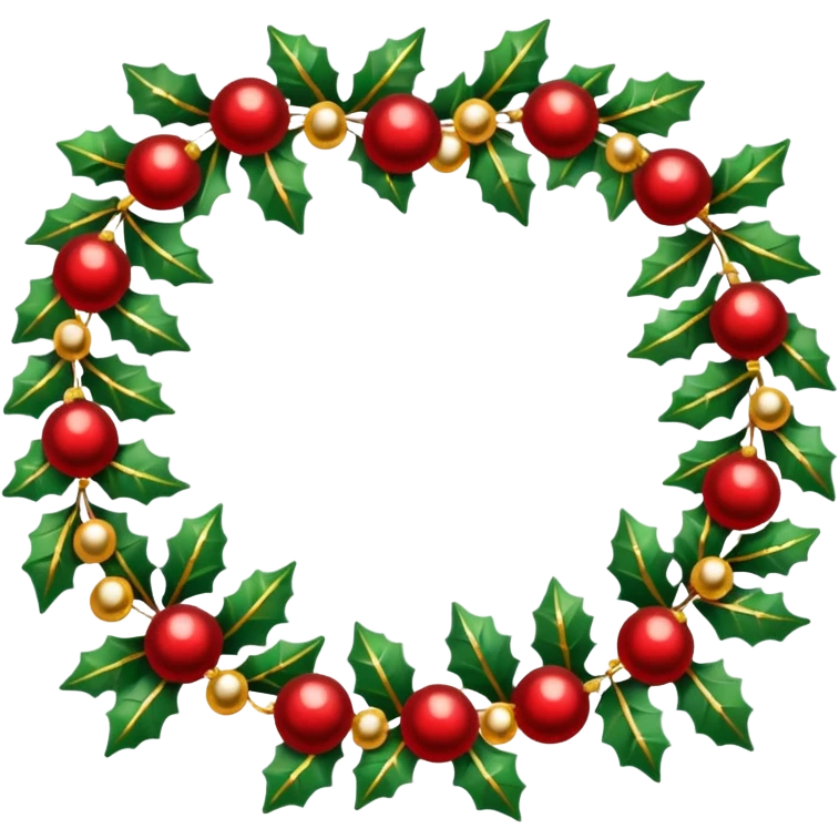christmas garland emoji