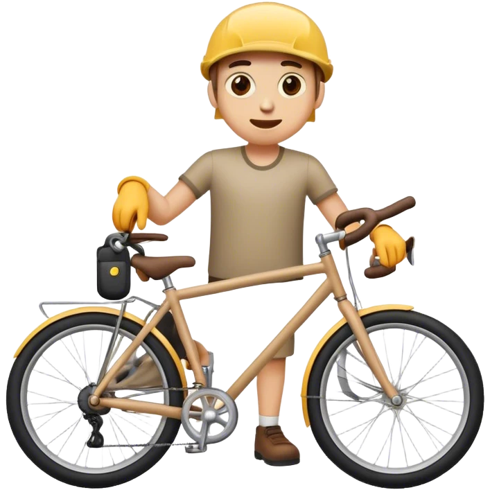 emoji fixing its bike emoji