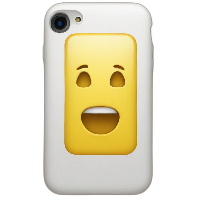 yellow iphone emoji