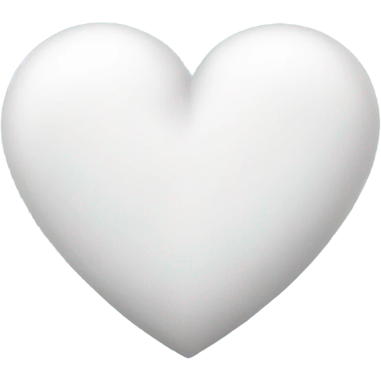 white heart emoji