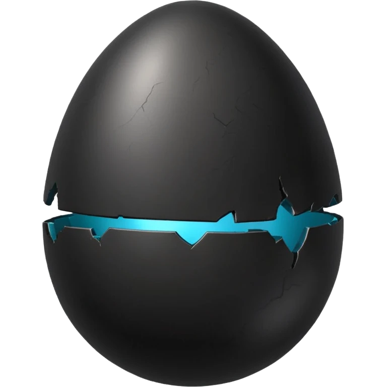 black egg cracked  emoji