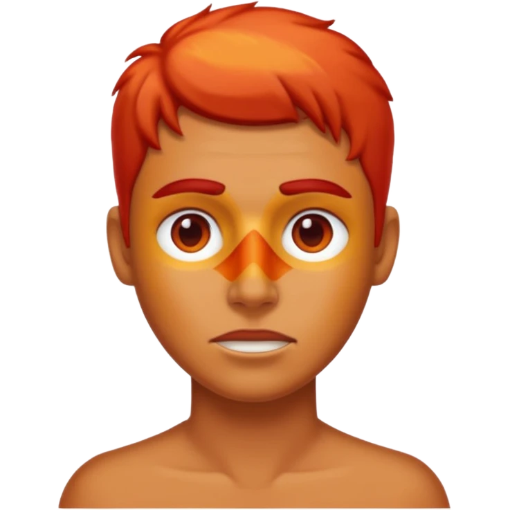 Red neck  emoji