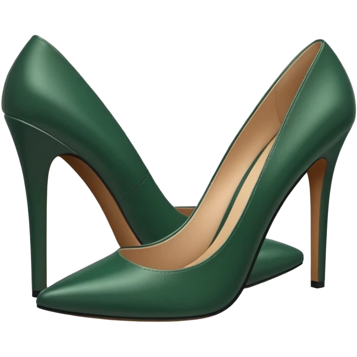 dark green pumps emoji