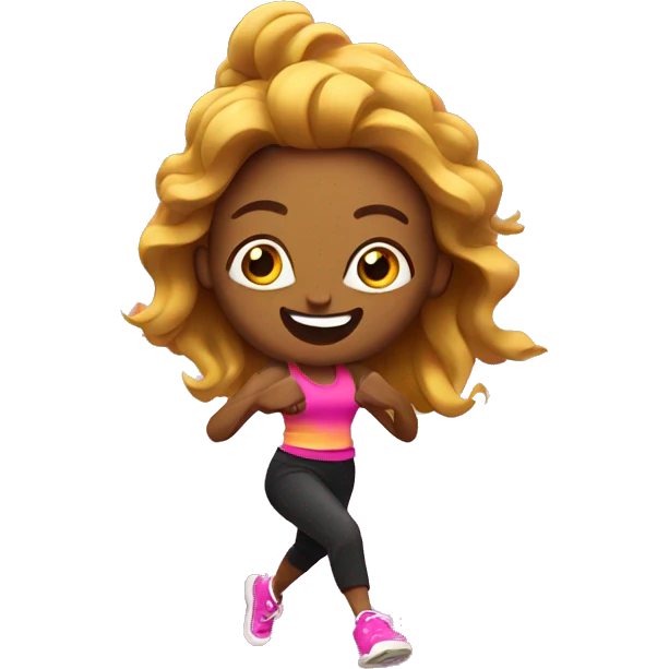 Zumba fitness emoji