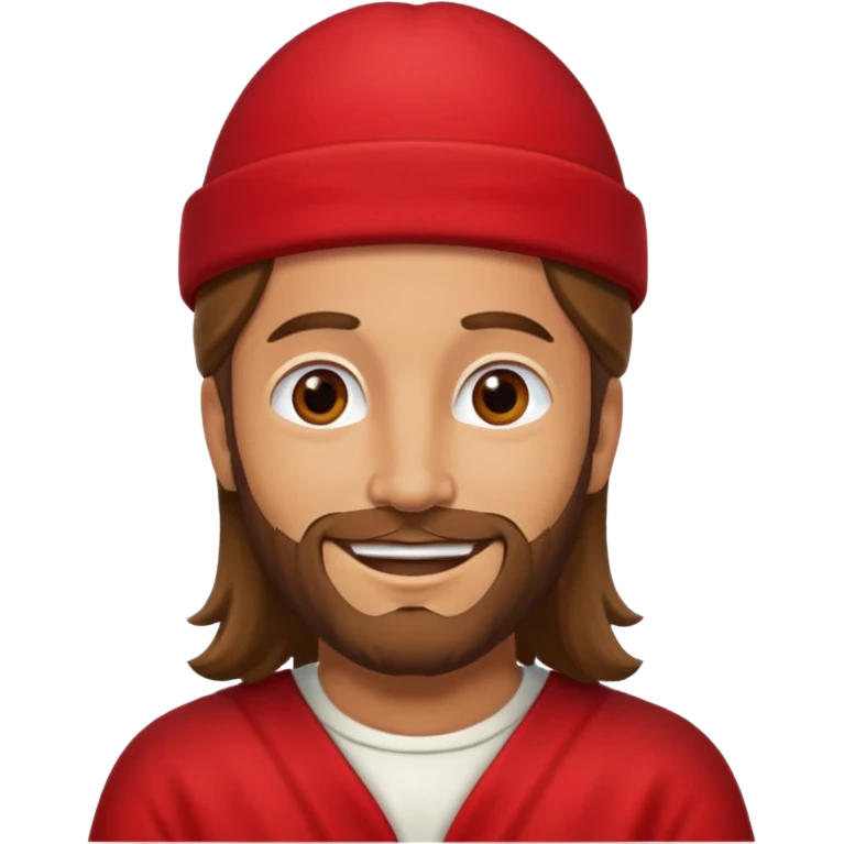 Jesus in a maga hat emoji