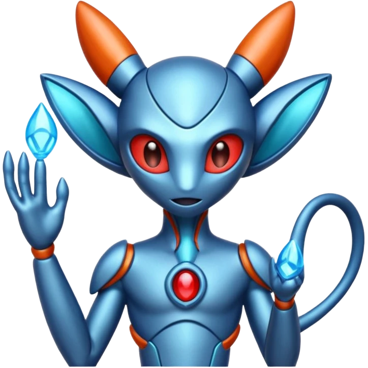Metallic Incandescent Handsome Deoxys-Stitch-hybrid  emoji