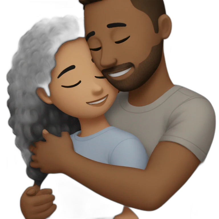 Me hugging my gf emoji