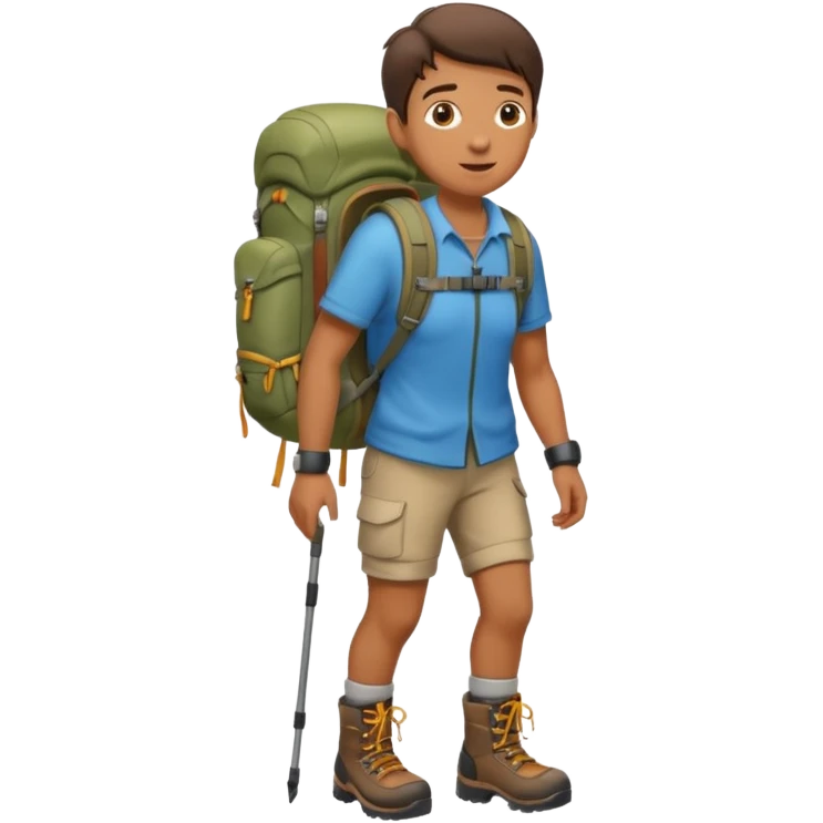 hiking emoji