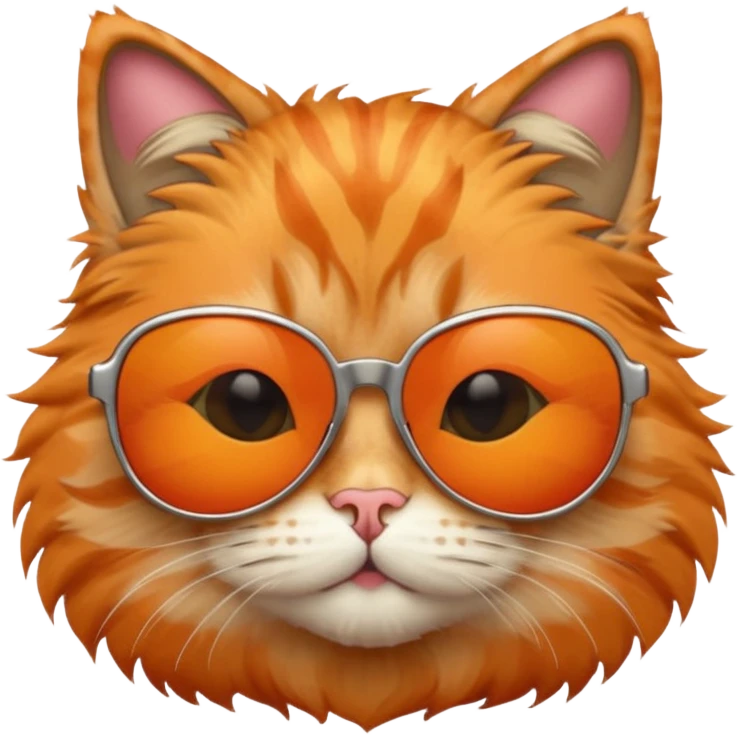 Cat wearing sunglasses emoji