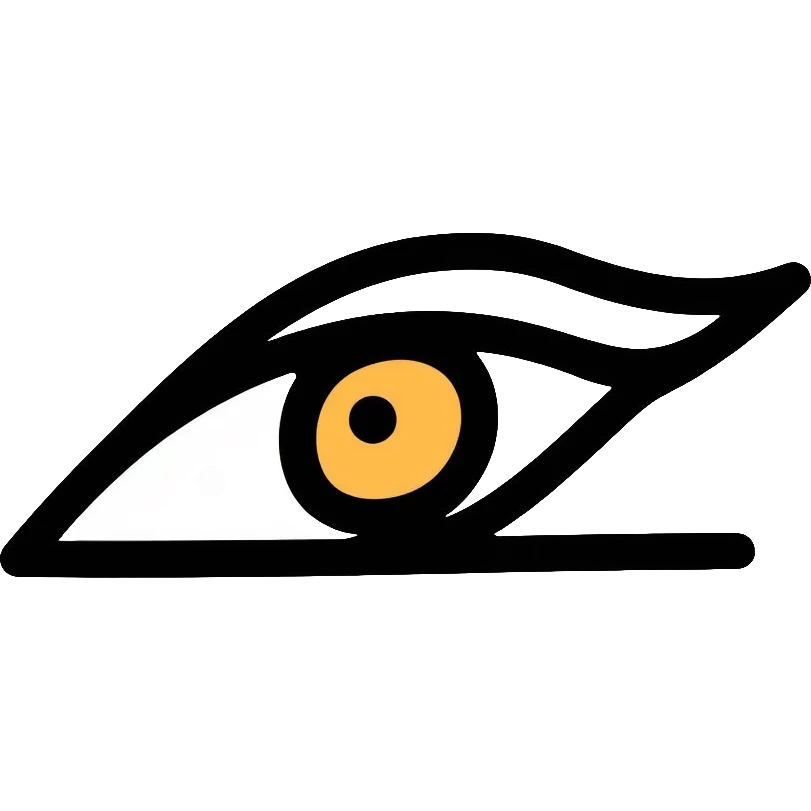 Ancient Egyptian Eye of Horus (Wadjet) symbol emoji
