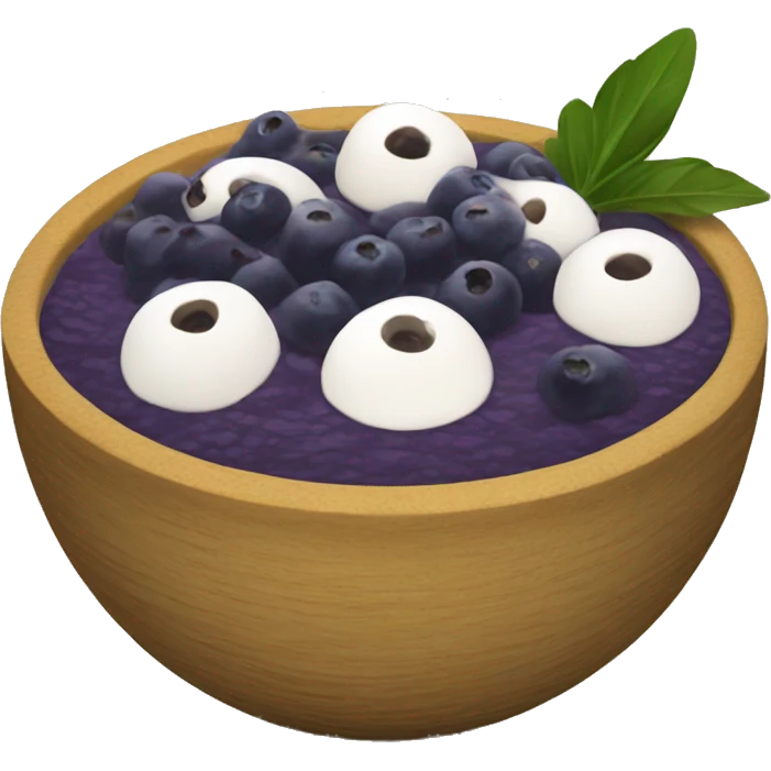 Açai bowl  emoji