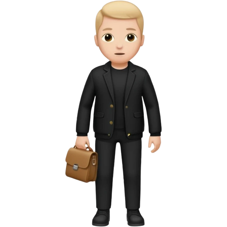 No head Body Wearing Jacket And Black Pants And One Hand In Jacket Pocket  emoji