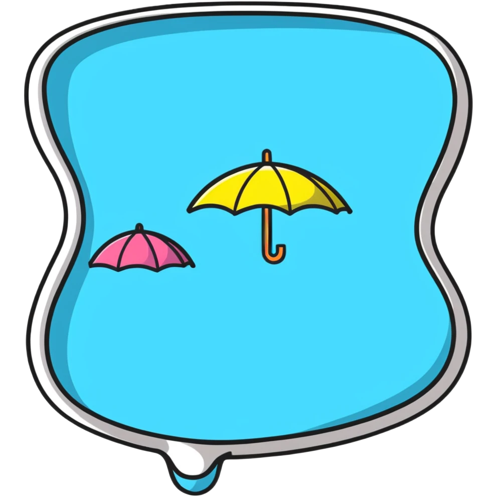 inflated swimming pool floaty emoji