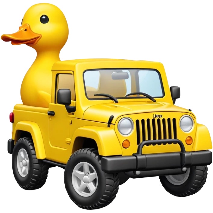 Jeep as a duck emoji