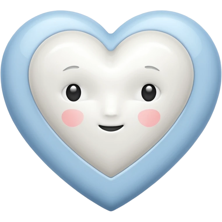 Coração branco emoji