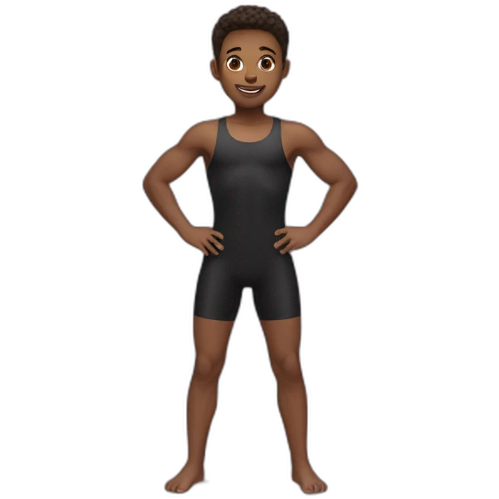boy in gym leotard emoji