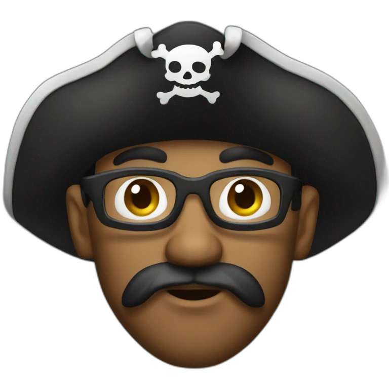 pirate web developer emoji