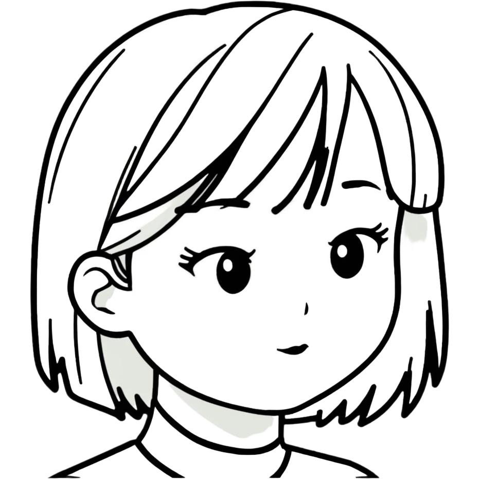 Girl face facing away emoji