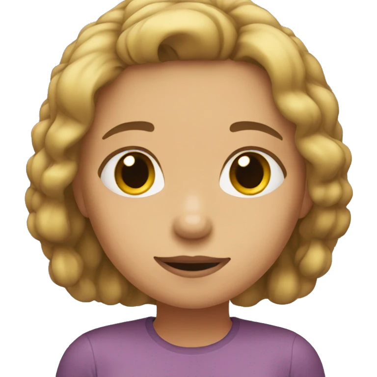 girl with quiet hand pose emoji