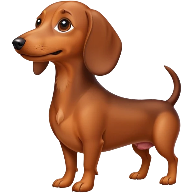 Weiner dog emoji