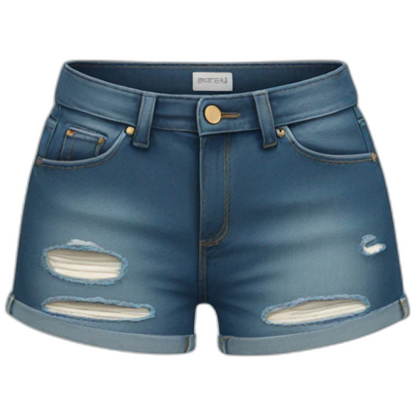 Denim shorts emoji
