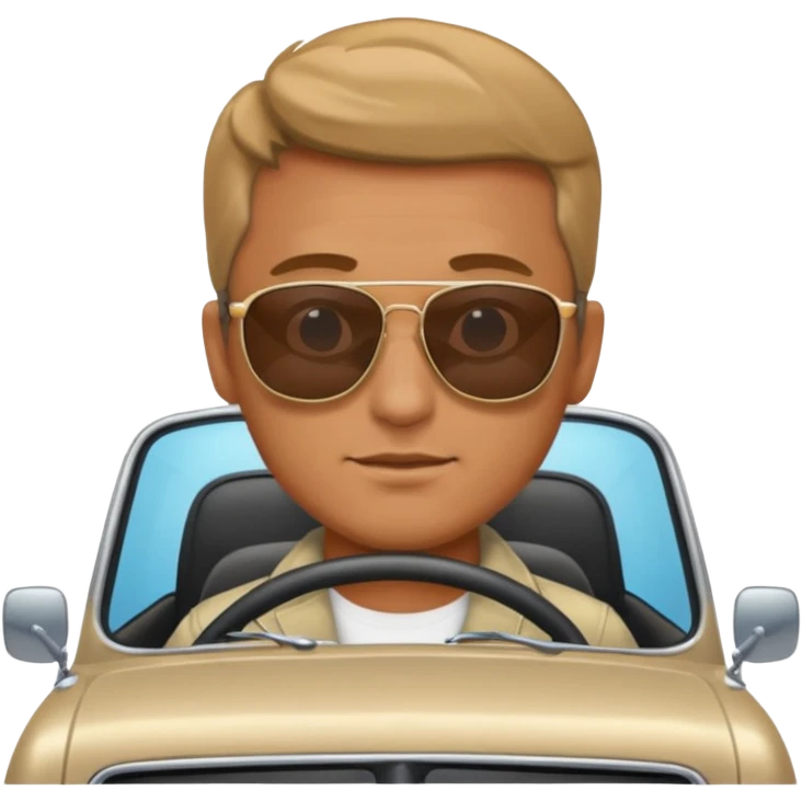 man on vehicle emoji