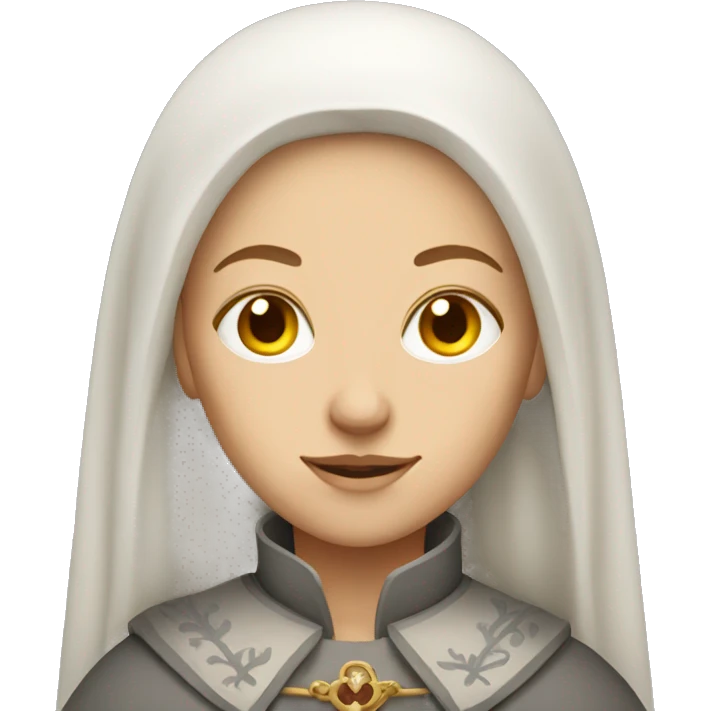 white medieval woman rich emoji
