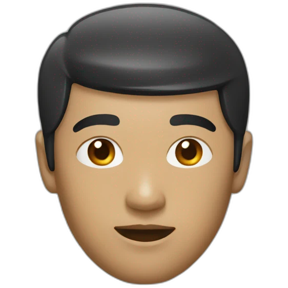 Chinois noir et roux emoji