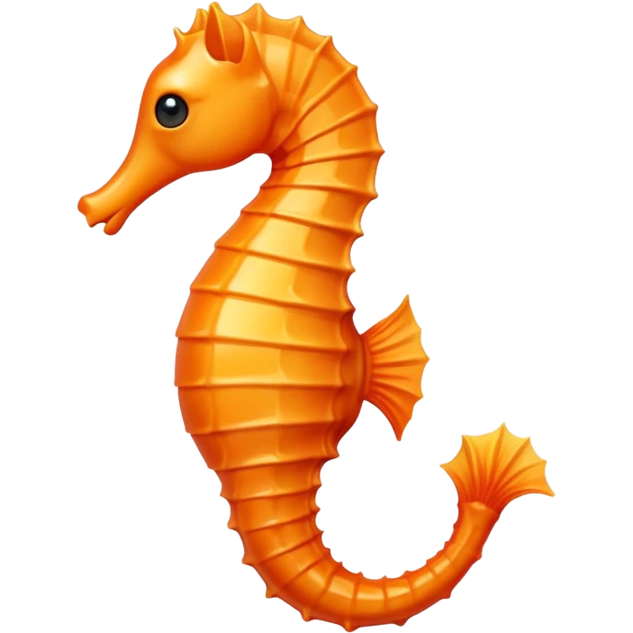 Orange seahorse emoji