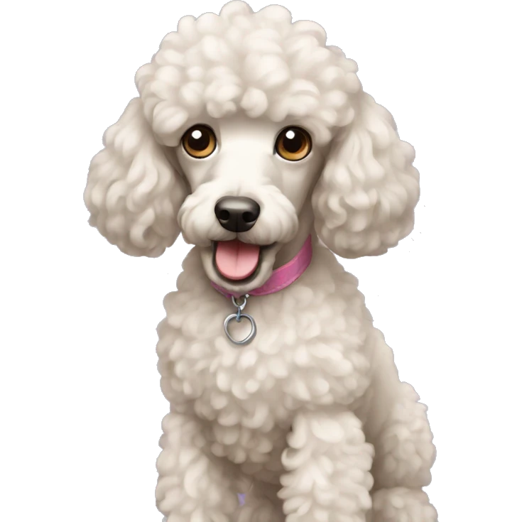 Poodle emoji