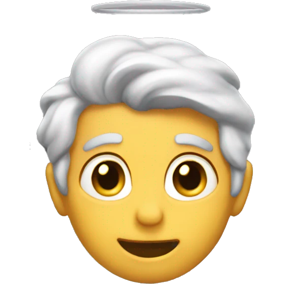 Crazy and angel emoji