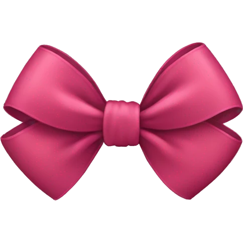Cute bow emoji
