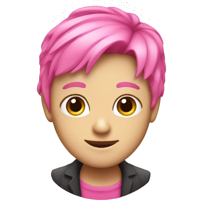 Ok in pink emoji