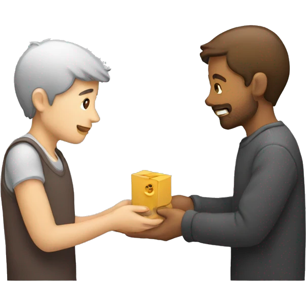 a person giving to the poor emoji