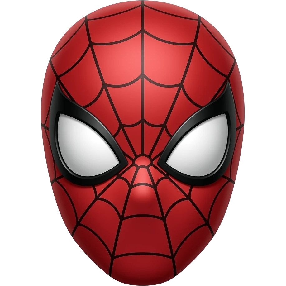 Spider man face emoji