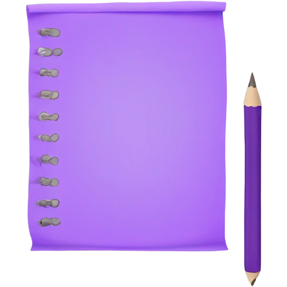 Blank Purple List emoji